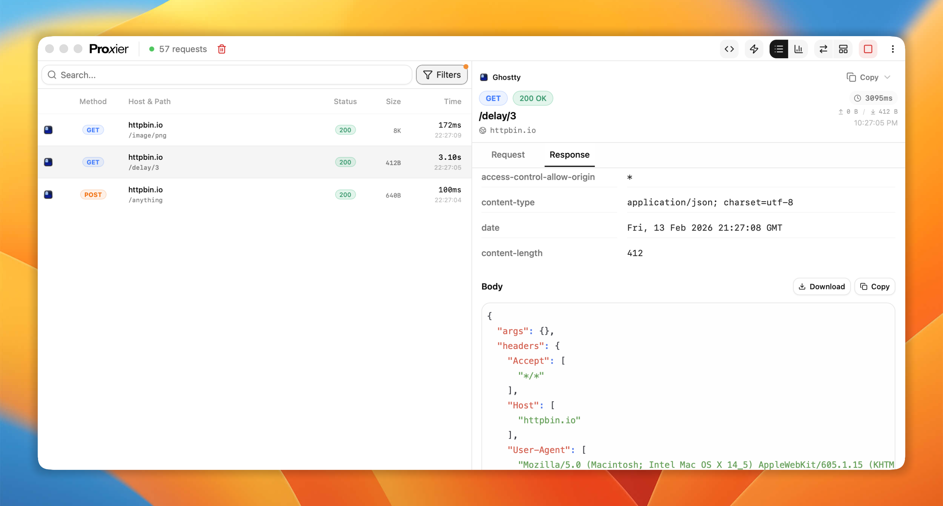 Proxier Light Theme Demo